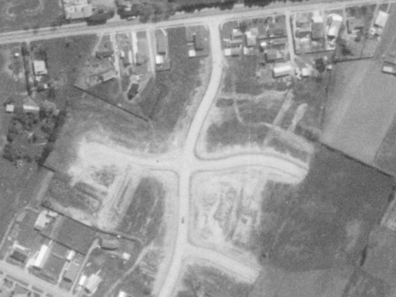 22 Connemara Drive from the air, 1975-1979