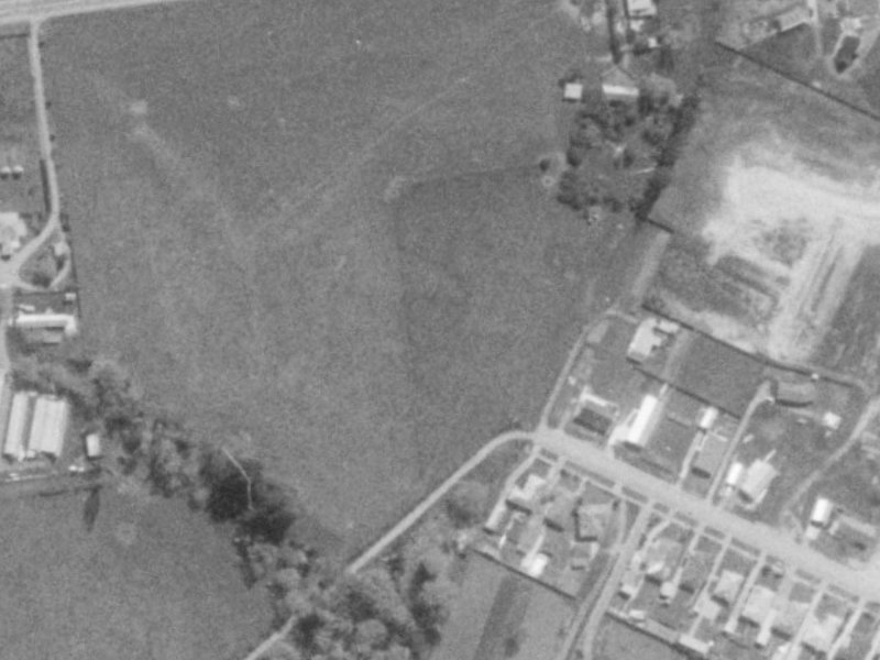12 Springwater Avenue from the air, 1975-1979