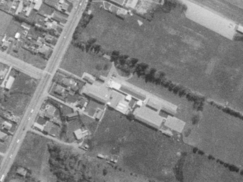 688C Main North Road from the air, 1975-1979