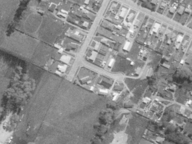 4E Kaputone Place from the air, 1975-1979