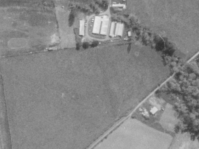 9 Parkside Crescent from the air, 1975-1979