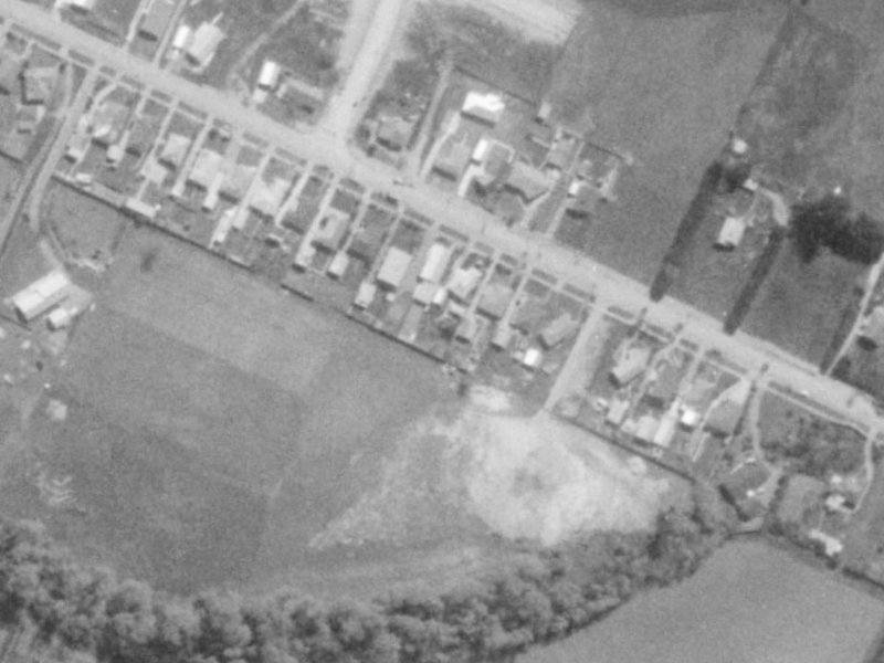 Englefield Road from the air, 1975-1979