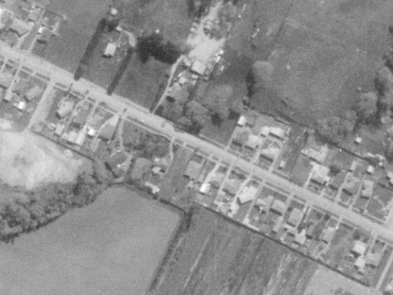 33B Englefield Road from the air, 1975-1979