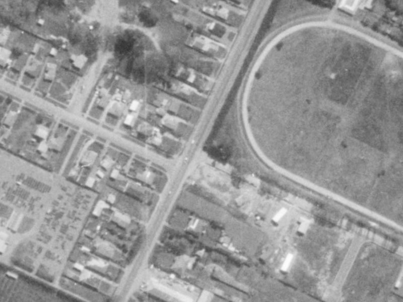 636 Main North Road from the air, 1975-1979