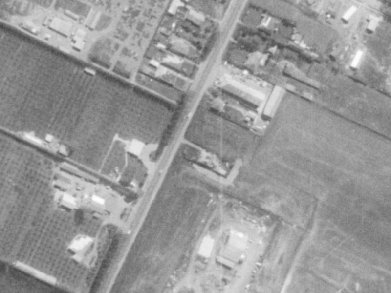 548 Main North Road from the air, 1975-1979