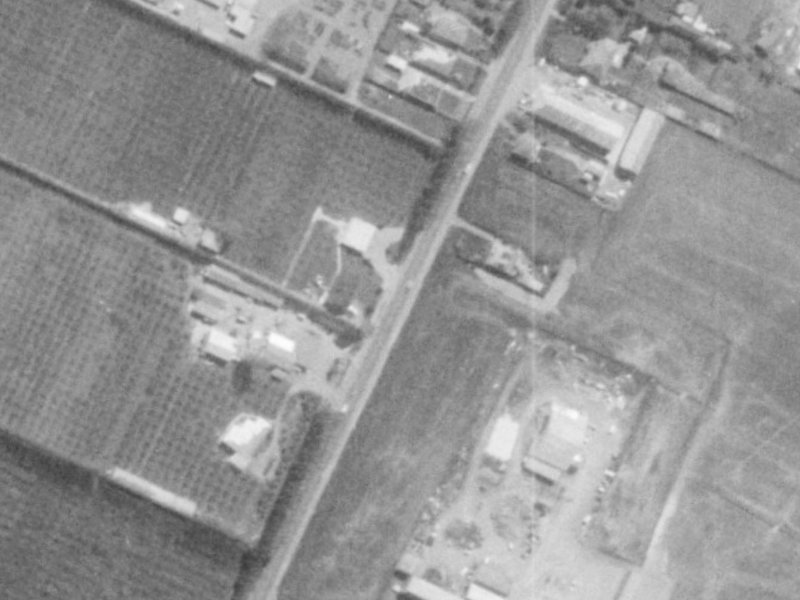 545 Main North Road from the air, 1975-1979