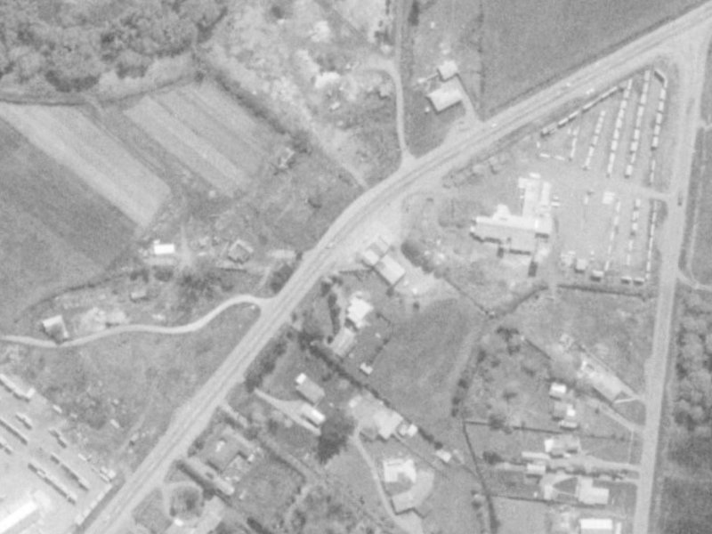 443 Johns Road Service Lane from the air, 1975-1979