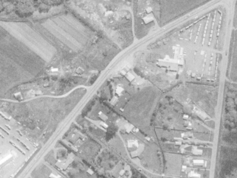 445 Johns Road from the air, 1975-1979
