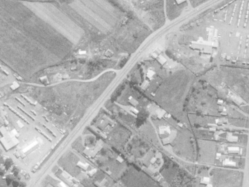 447 Johns Road from the air, 1975-1979