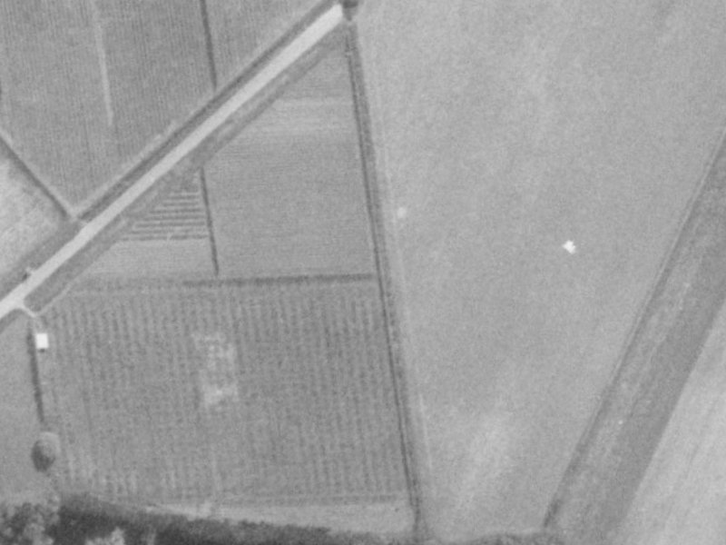 53 Glen Oaks Drive from the air, 1975-1979