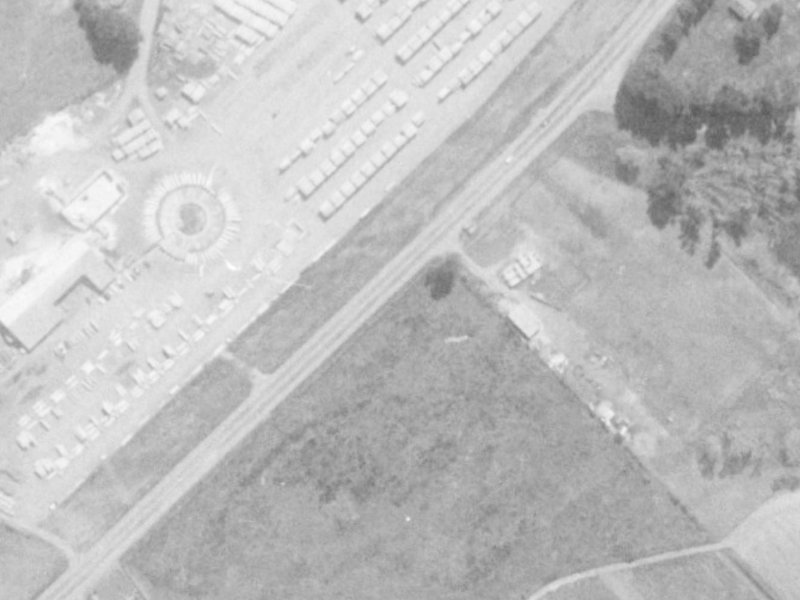 383–543 Johns Road from the air, 1975-1979