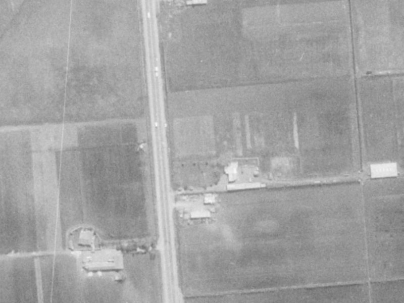 518 Marshland Road from the air, 1975-1979