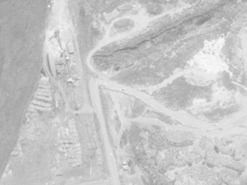 546 Sawyers Arms Road from the air, 1975-1979