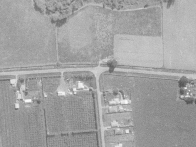 332 Highsted Road from the air, 1975-1979