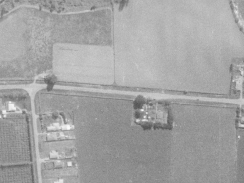 185 Styx Mill Road from the air, 1975-1979