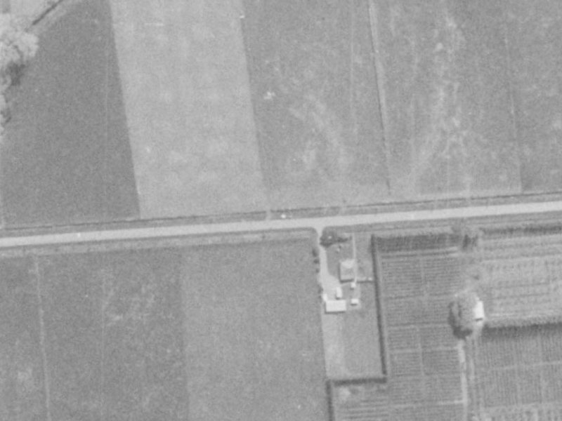 293 Styx Mill Road from the air, 1975-1979