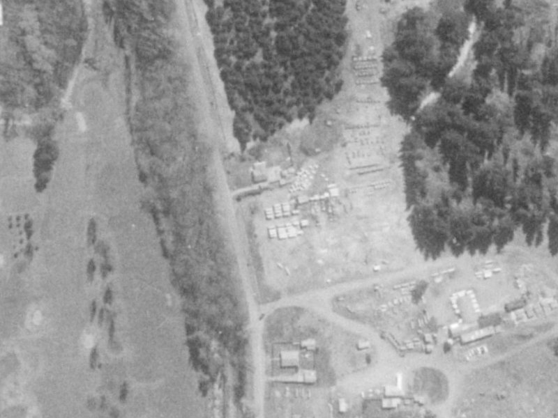 104 Waitikiri Drive from the air, 1975-1979