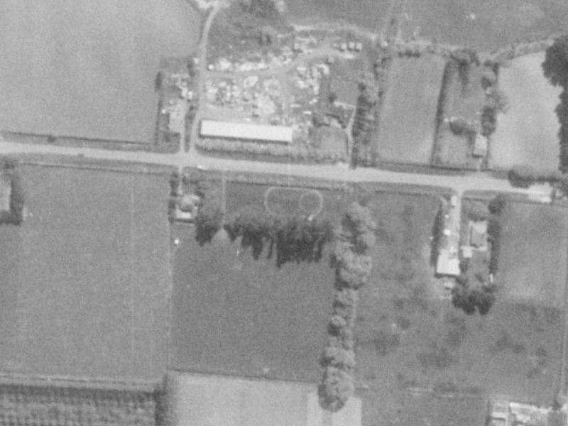 155 Styx Mill Road from the air, 1975-1979