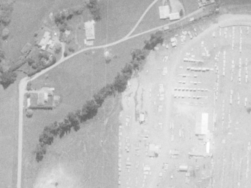 21 Broughs Road from the air, 1975-1979