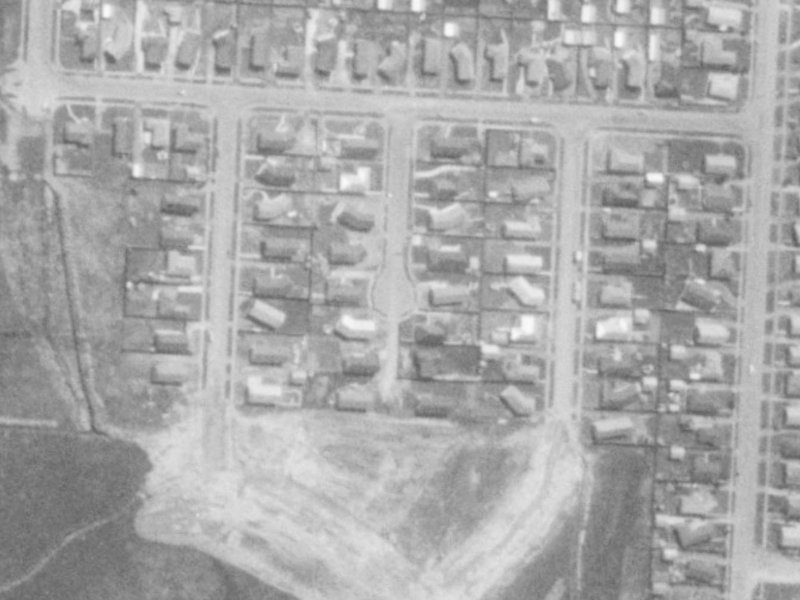 15B Monteath Place from the air, 1975-1979