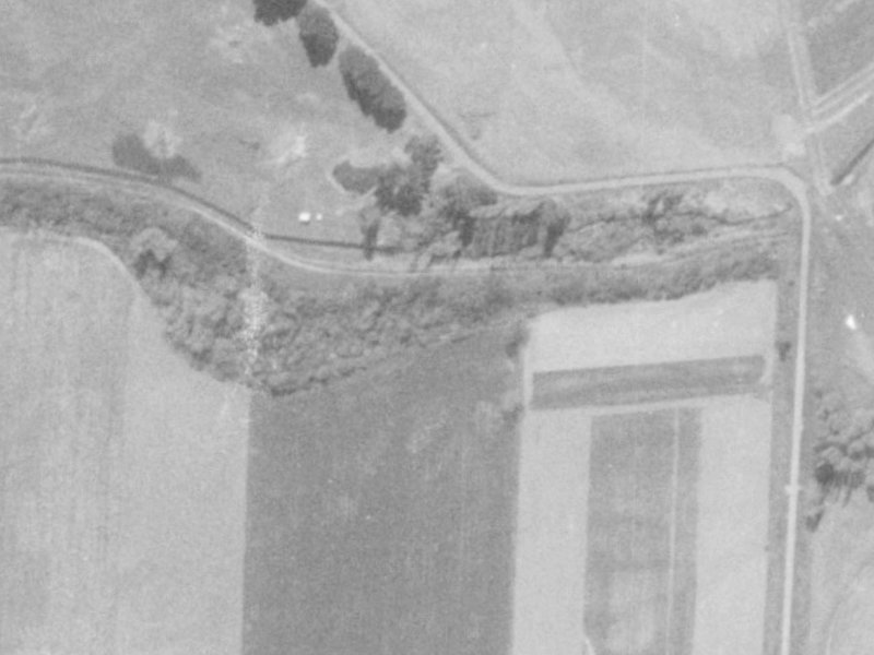 93–119 McLeans Island Road from the air, 1975-1979