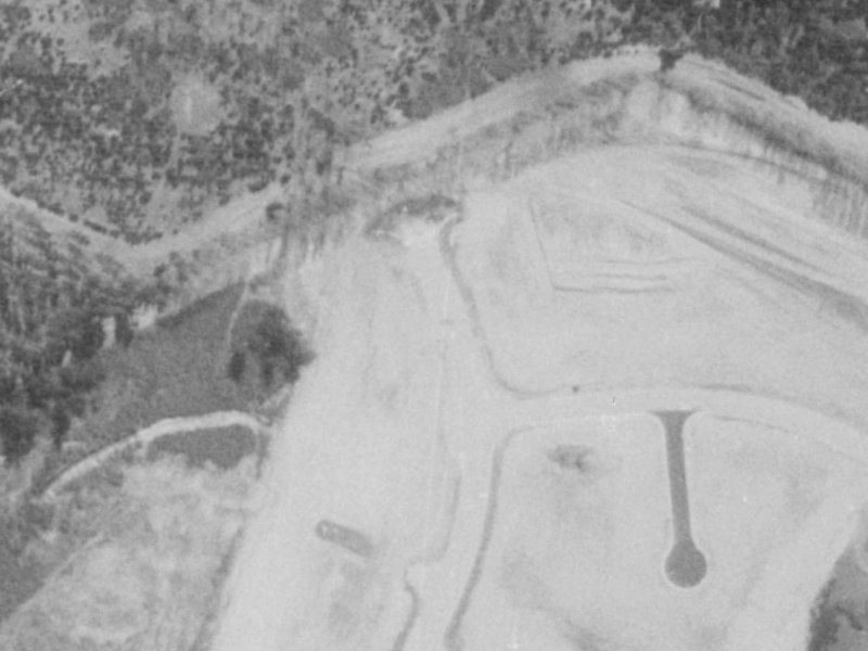 267 Queenspark Drive from the air, 1975-1979