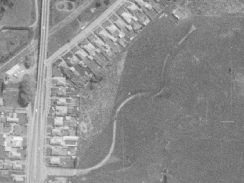 18 Creese Place from the air, 1975-1979