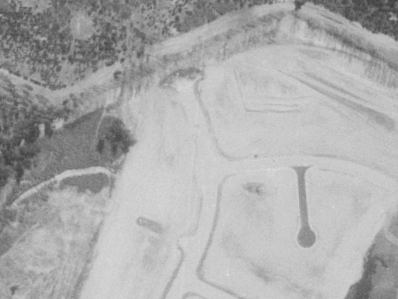 266 Queenspark Drive from the air, 1975-1979