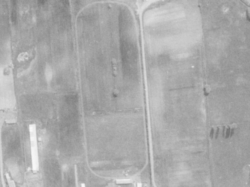 447 Prestons Road from the air, 1975-1979