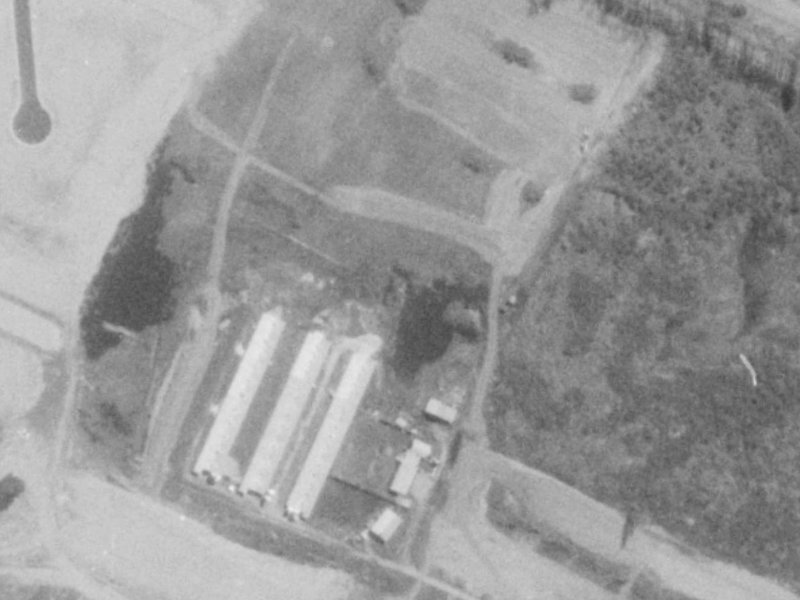 Anglesea Avenue from the air, 1975-1979