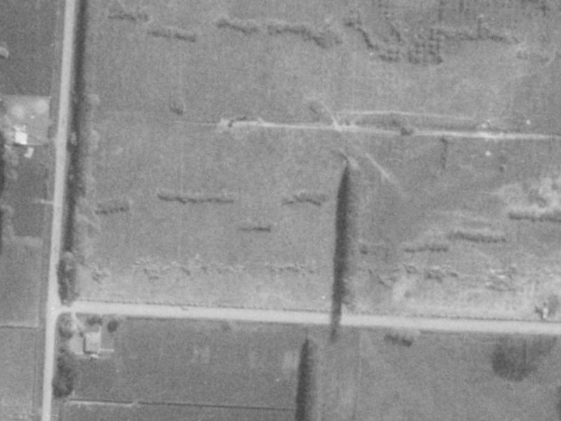 Aylsham Lane from the air, 1975-1979