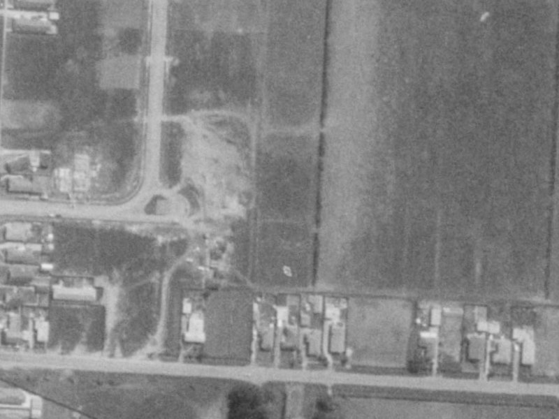 22B Dunbarton Street from the air, 1975-1979