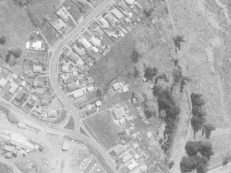 Len Hale Place from the air, 1975-1979