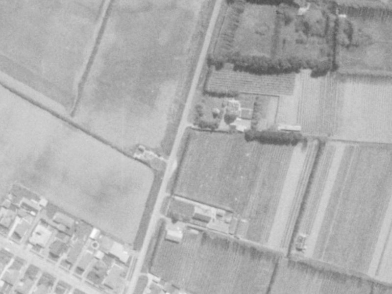 230 Highsted Road from the air, 1975-1979