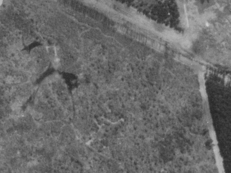 55 Forest Drive from the air, 1975-1979