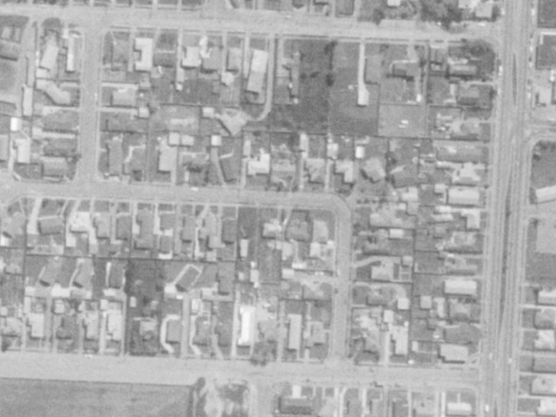 9 Rossiter Avenue from the air, 1975-1979