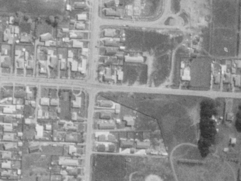 115 Prestons Road from the air, 1975-1979