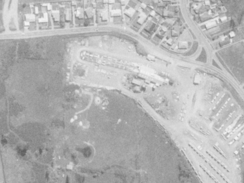 John Morel Place from the air, 1975-1979