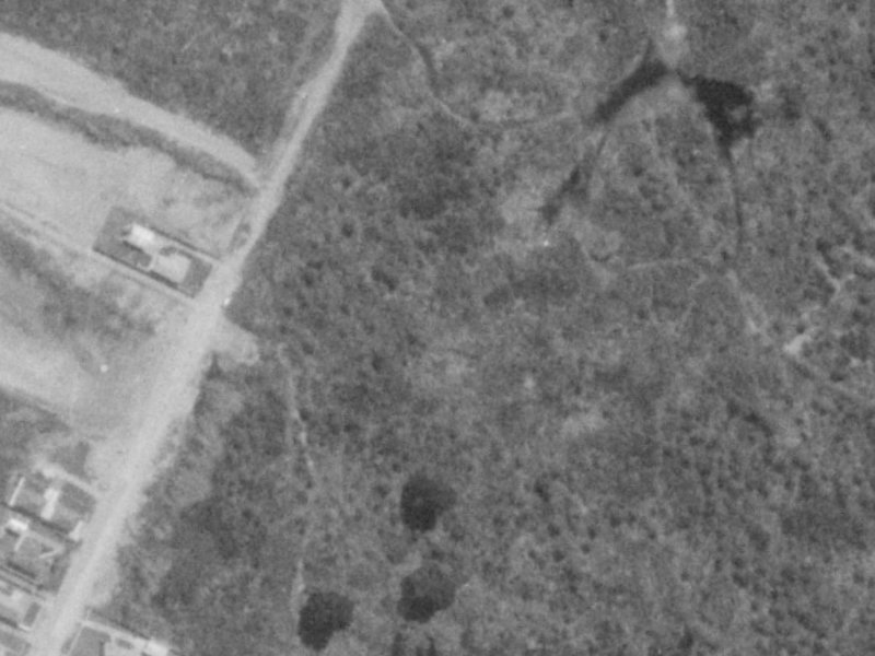 12 Wisteria Place from the air, 1975-1979