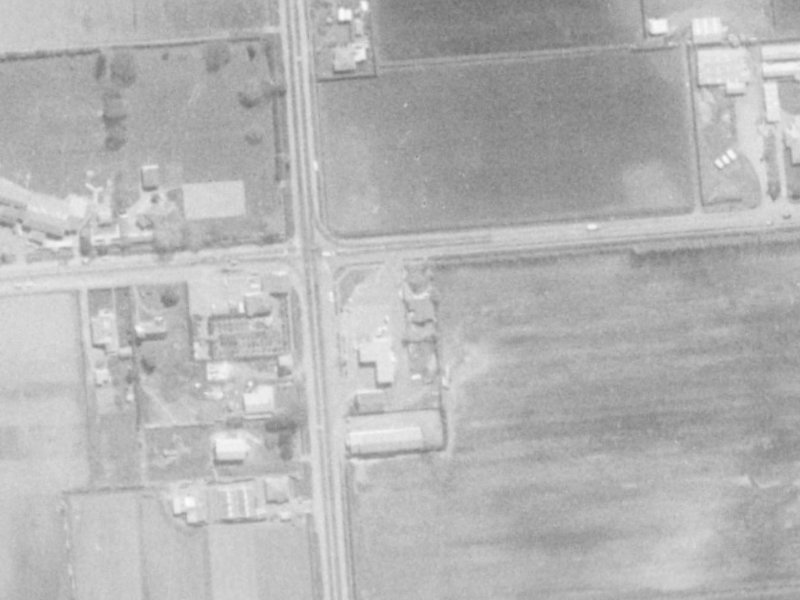 358 Prestons Road from the air, 1975-1979