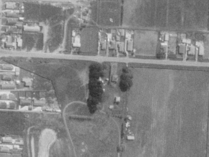 120 Prestons Road from the air, 1975-1979