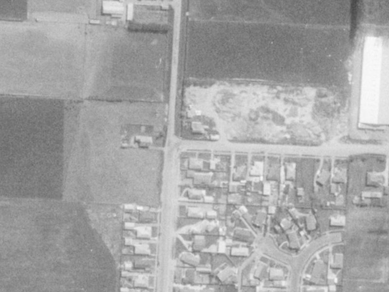 102 Sturrocks Road from the air, 1975-1979