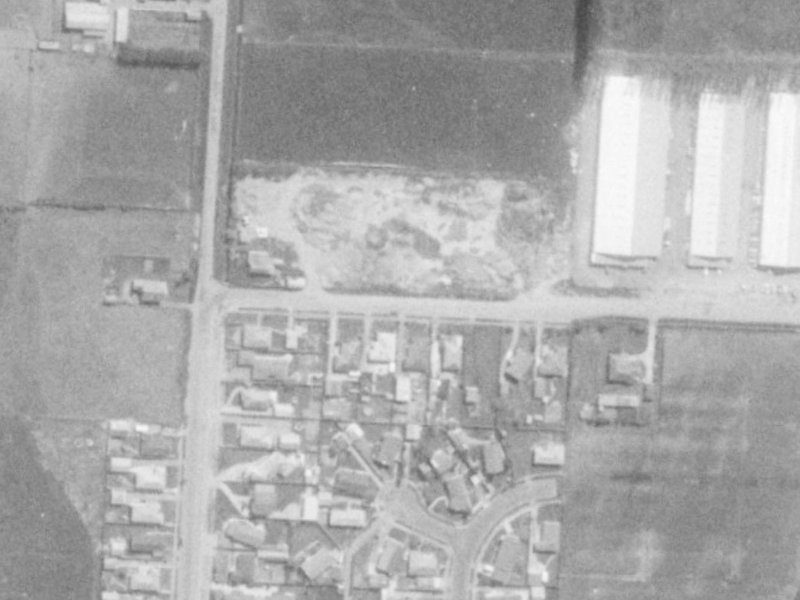 95 Sturrocks Road from the air, 1975-1979
