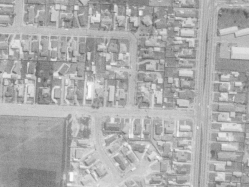 2 Rossiter Avenue from the air, 1975-1979