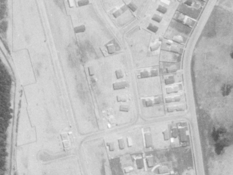 Royal Park Drive from the air, 1975-1979