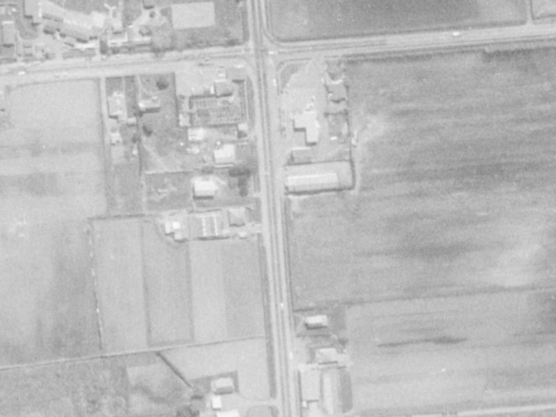 421 Marshland Road from the air, 1975-1979