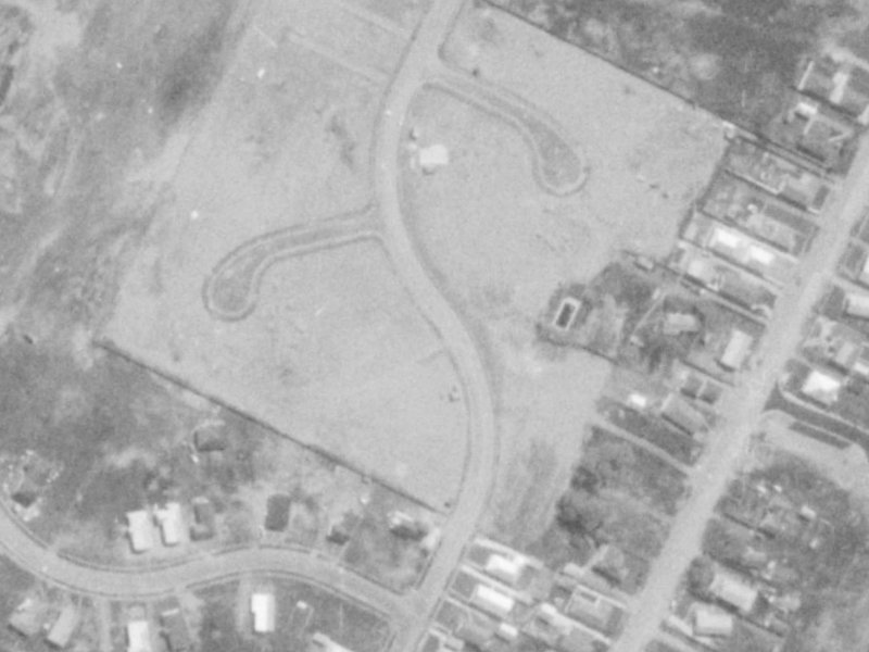 44 Ashwood Street from the air, 1975-1979