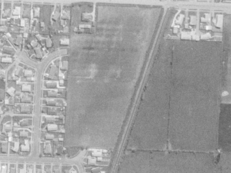 38 Marlene Street from the air, 1975-1979