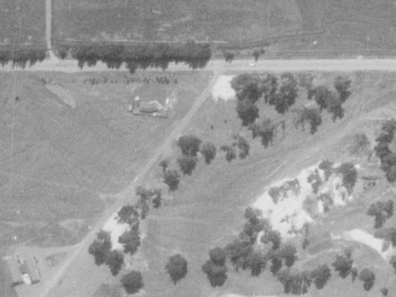 371 McLeans Island Road from the air, 1975-1979