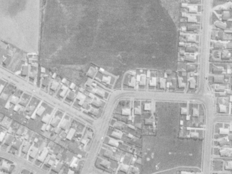 63 Grampian Street from the air, 1975-1979